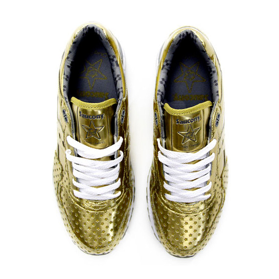 gold sneaker